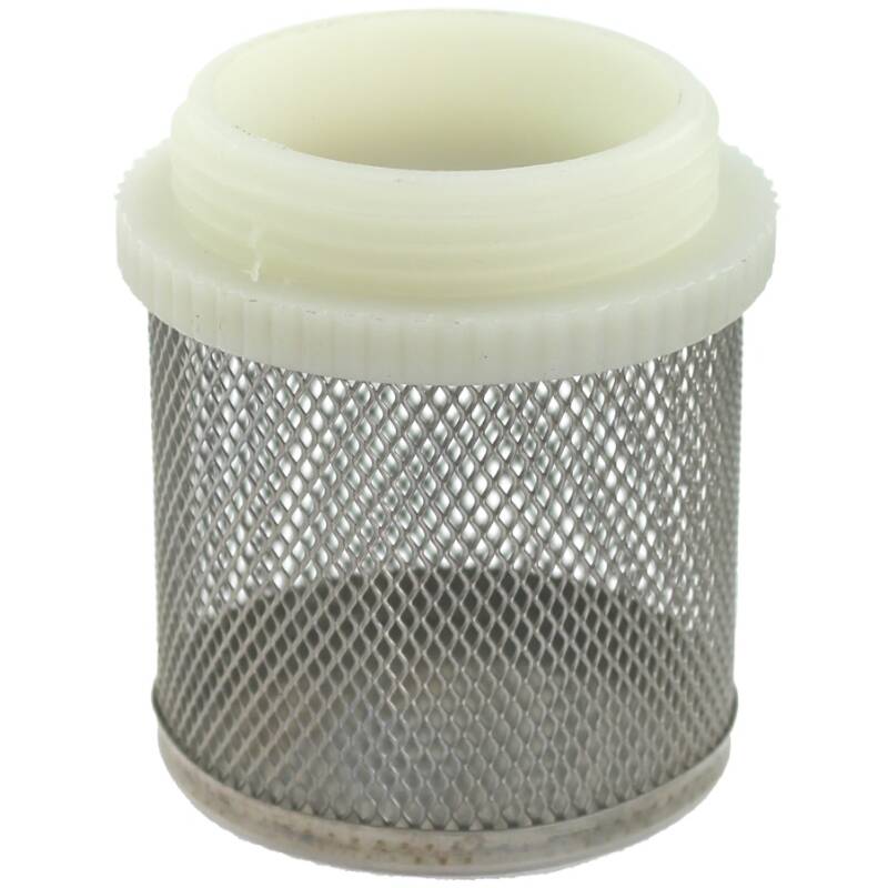 Steel filter basket with male thread