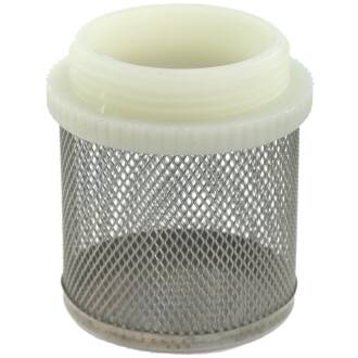 Steel filter basket with male thread 1 1/2"