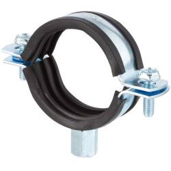 Collare per tubo con profilo in gomma DIN 4109 acciaio...