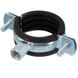 Collare per tubo con profilo in gomma DIN 4109 acciaio...