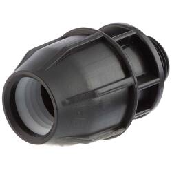 Compression fitting x male thread for PoolFlex flexible pipe