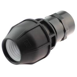 Compression fitting x solvent socket for PoolFlex flexible pipe