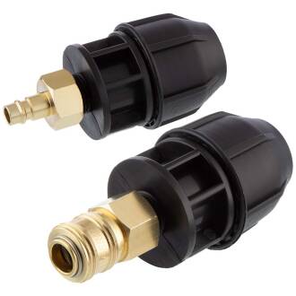 Adapter compression fitting x compressed air coupling