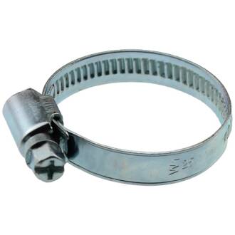 Hose clamp 12mm W1 zinc-coated steel