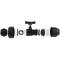 PP ball valve compression fitting x female thread