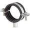 Collare per tubo con profilo in gomma acciaio inox 316 75 - 80mm