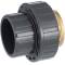 U-PVC solvent union x brass female thread