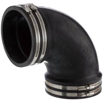 Flexible 90° elbow 160mm