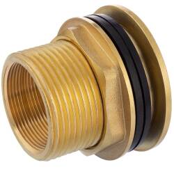 Brass water tank connector