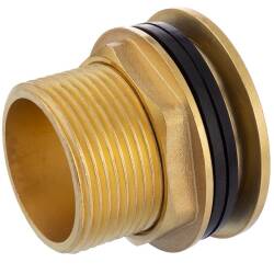 Brass water tank connector