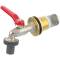 Tank connector with brass water spigot 3/4" steel handle and filter