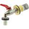 Tank connector with brass water spigot 3/4" steel handle and filter