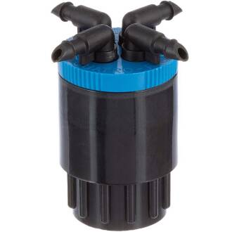 CUATRO-FLO Bubbler 4fach Verteiler Blau