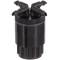 CUATRO-FLO Bubbler 4fach Verteiler Schwarz