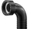 PP elbow 90° hose tail with female thread and nut