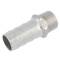 Portagomma filetto maschio, in acciaio inox 316 3/4" x 25mm