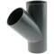 U-PVC solvent tee 45° - ECO