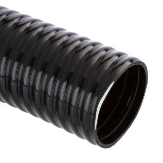 Tubo di aspirazione e mandata per liquidi in PVC nero 32mm (1 1/4") Rolle 25m
