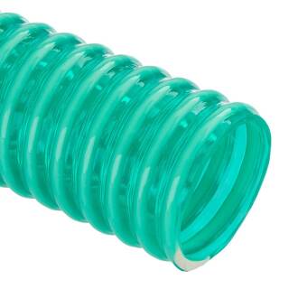 Saug-/Druckschlauch Grün/Transparent 102mm (4") Rolle 25m