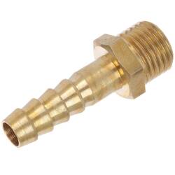 Messing Schlaucht&uuml;lle Aussengewinde x T&uuml;lle 1/4&quot; x 8mm