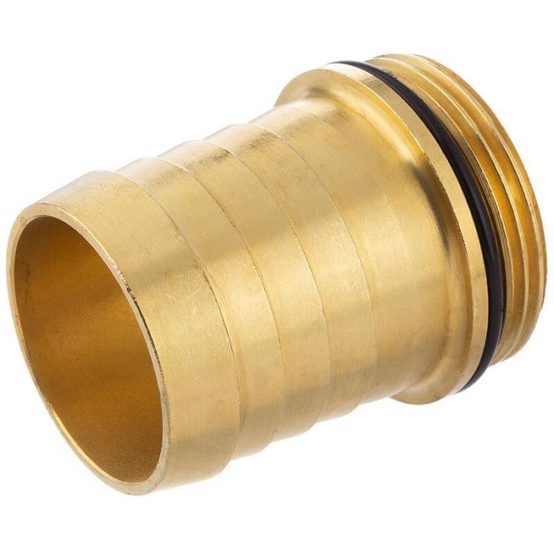 Partuto Messing-Schlauchtülle 2 Stück – M12x1,25 Außengewinde, 21/64" (8,4 Mm) – Gerade Tüllenverbinder Für Luft, Wasser, Öl & Kraftstoff – Goldfarben