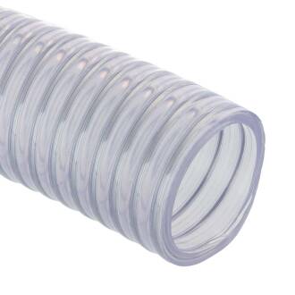 PVC reinforced suction/delivery hoses for food use