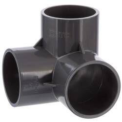 U-PVC threefold solvent elbow 90&deg;