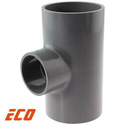 Tee a 90&deg; ridotto a incollare in PVC-U - ECO