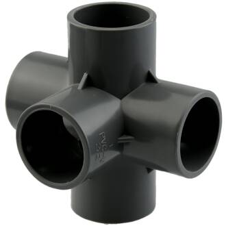 U-PVC fivefold solvent cross