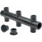 Collettore di distribuzione a 6 vie in PVC-U 50mm
