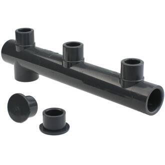 U-PVC 3 way manifold lateral 32mm