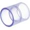 U-PVC trasparent solvent socket 40mm