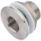 A4 ss male/female threaded tank connector 3/8" x 1/2"