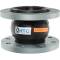 Rubber elastomer compensator steel flange galvanized