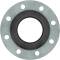 Rubber elastomer compensator steel flange galvanized