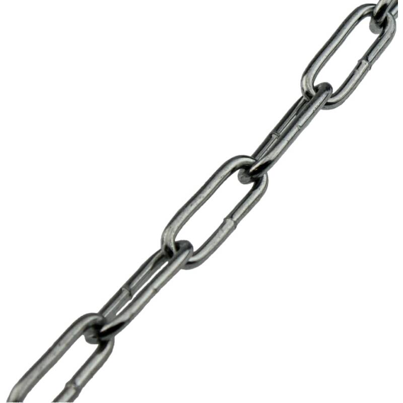 Zinc-coated steel chain