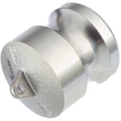 Stainless steel V4A type DP male part end cap blind coupling