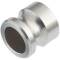 Stainless steel V4A type DP male part end cap blind coupling