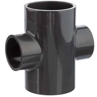 PVC-U Cross Piece, Double Reduced 225 x 2fach 110mm