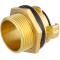 Brass tank threaded quick bayonet coupling (sim. to GEKA)