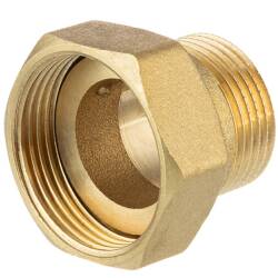 Brass male/female threaded water counter union