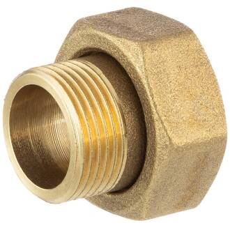 Brass male/female threaded water counter union