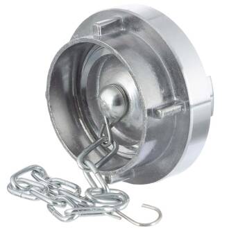 Storz Blindkupplung mit Kette, Aluminium