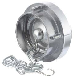 Storz Blindkupplung mit Kette, Aluminium