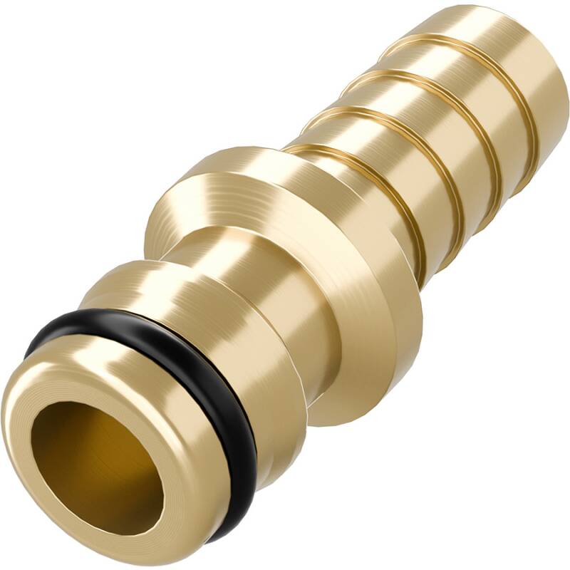 MegaHaustechnik Schnellkupplung Messing – Für 1 1/4 Zoll Schlauch (32mm Außendurchmesser) – Kompatibel Mit GEKA, Gardena & Co.