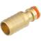 Brass Quick-Click coupling with hose tail 13mm