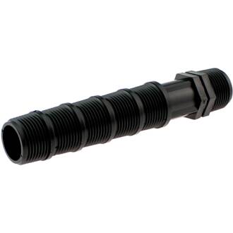 PP male threaded extension nipple, shortening possible