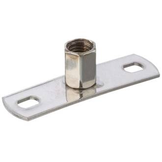 Grundplatte M8/M10 Edelstahl V4A