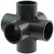 U-PVC sixfold solvent cross