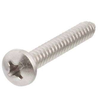 A2 ss cross recessed PH pan head tapping screw type C (cone end) 2,2 x 4,5mm